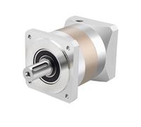 JNURGWLYH 90mm Right Angle Planetary Gearbox Gear Reducer with Reduction Ratio 3 5 10 20 50 for 80mm 90mm Servo Motor(Ratio 10 to 1)