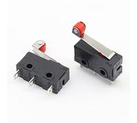 JNURGWLYH Replacement Parts Rocker Switch 10 Pcs Mini Micro Limit Switch Roller Lever Arm SPDT Snap Action LOT