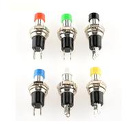 JNURGWLYH Replacement Parts Rocker Switch 10pcs 7mm Momentary Push Button Switch Press The Reset Switch Momentary On Off Push Button Micro Switch Normally Open NO(Rosso)