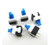 JNURGWLYH Replacement Parts Rocker Switch 20PCS/Lot 8X8 8 * 8 mm 6Pin Push Tactile Power Micro Switch Self Lock On/Off Button Latching Switch Wholesale Electronic