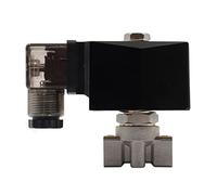 JNVFTCUX 0.5~150 Bar 304 Stainless Steel High Pressure Normally Closed Solenoid Valve Orifice 6mm G or NPT 1/4quot; AC220V DC12V DC24V 1Pcs(NPT-AC 220V)