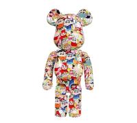 JNVHFGT Bearbrick 1000% Violent Bear 70cm/27.6in Blocks Bear Display Case Decoration Toys Statues and Figurines
