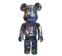 JNVHFGT Bearbrick 70cm Violent Bear Building Blocks Bear Floor Standing Decoration A Collector's Item for Toy Lovers Statues and Figurines