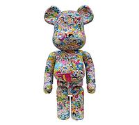 JNVHFGT Figurines 1000％,Violent Bear Building Blocks Bear Handmade Collector's Item Toy Gift Fashion Ornament 70cm/27.6in