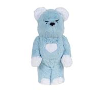 JNVHFGT Figurines,400% 28cm Blocks Bear Display Case Sculpture Desktop Toys Collections