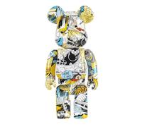 JNVHFGT Figurines,400% Blocks Bear Display Case Sculpture Collections