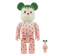 JNVHFGT Ornament 400%+100% Bearbrick,28cm+7cm Set Of Display Case Decorations Ideal As A Gift for Your Friends Gifts for boys and girls(Pink)