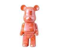 JNVHFGT Ornament Bearbrick, 28cm Blocks Bear Desktop Decoration Showcase Collection Violent Bear with Money Deposit Function Gifts for boys and girls