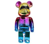 JNVHFGT Violent Bear,28cm/11in Figurines 400％ Electroplating Color Tide Play Figurine Model Handmade Collectible Ornament