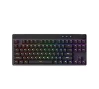 JNVkcsppm Magnetic Switch Keyboard Wired Gaming Keyboard 8K+256K Esport 0.08ms Low Latency Compatible With Mchose Mix87(Black Apollo Switch)
