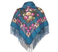 JNWHY Women's Russian Square Scarves Tradition Muslim Hijab Scarf Headscarf Shawl Wraps ukrainian Headwear Headband Cloth