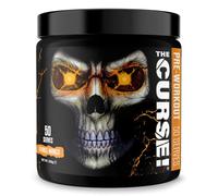 JNX Sports The Curse! Pre-Workout Powder - Orange Mango, 250g | Energy, Focus & Endurance Booster | Beta-Alanine, Creatine, L-Citrulline, Caffeine