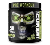 JNX SPORTS The Curse! Pre Workout Powder - Sweet Melon 50 Servings | Preworkout: Boost Strength, Energy + Focus for Men & Women | Caffeine, Beta-Alanine, Creatine & L-Citrulline