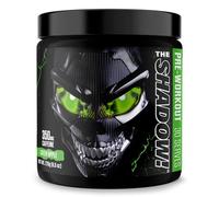 JNX Sports The Shadow! 350mg of Caffeine Hard Core Preworkout - Green Apple 30 Servings | Electric Energy, Mental Focus & Superhuman Strength for Men & Women