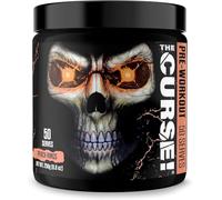 JNX The Curse! Pre Workout Powder - Orange Mango 50 Servings | Preworkout: Boost Strength, Energy + Focus for Men & Women | Caffeine, Beta-Alanine, Creatine & L-Citrulline (250 g, Peach Mango)