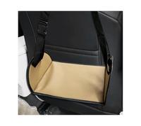 JNXIJ Car Rear Seat Footrest, Comfortable Foot Hammock with Adjustable Straps, Portable Foot Sling Leg Rest Travel Essentials for Women and Men, Universal Car Accessories (Beige)