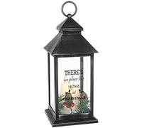 Jo Davies Xmas Flame Message Lantern Large (Black)