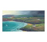 Jo Grundy Coastal Hills Canvas