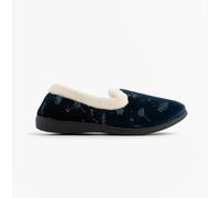 Jo & Joe ANNIE Womens Full Slippers Navy - UK 6