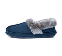 Jo & Joe Avery Womens Navy Ankle Bootie Slipper - Size 8 UK - Blue