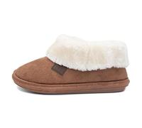 Jo & Joe Chiltern Cognac Textile Womens Slippers Standard Fit 8 UK