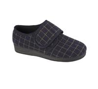 Jo & Joe Dennis Mens Navy Wider Fit Slipper - Size 13 UK - Blue