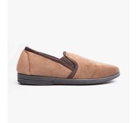Jo & Joe JAKE Mens Full Slippers Brown - UK 9