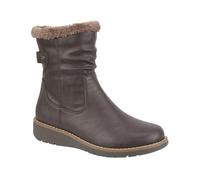 Jo & Joe Ladies Chelsea Ankle Boots - Lightweight Pull-on with Side Gusset & Wedge Sole Sizes 4-8 (Brown 1, UK Footwear Size System, Adult, Women, Numeric, Medium, 4)