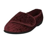 Jo & Joe Ladies Jo & Joe Embossed Floral Detailed Slippers Doreen - Heather - UK 7