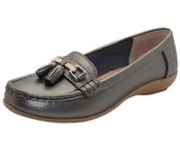 Jo & Joe Ladies LR Nautical Shoes Gun Metal UK 6