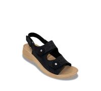 Jo & Joe | Ladies | Twin Touch Fasten Sandal Grenada | Black