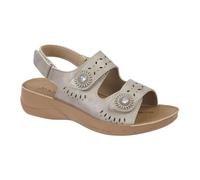 Jo & Joe | Ladies | Twin Touch Fasten Sandal Grenada | Taupe 7