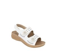 Jo & Joe | Ladies | Twin Touch Fasten Sandal Grenada | White