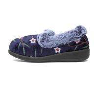 Jo & Joe Mabel Womens Navy Wider Fit Slipper - Size 5 UK - Blue