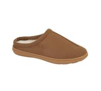 Jo & Joe Men’s Lightweight Warm Lined Comfort Slip on Mule Slipper Available in Sizes 7-12 (Oakley Cognac, UK Footwear Size System, Adult, Men, Numeric, Medium, 9)