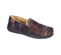 Jo & Joe Men’s Slipper Lightweight Fleecy Lined Comfort Moccasin Slip-on with Sturdy Sole sizes 7-12 (Galway Brown, UK 9, UK Footwear Size System, Adult, Men, Numeric, Medium, 9)