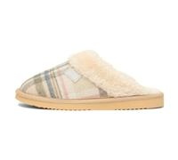 Jo & Joe Shetland Womens Oatmeal Mule Slipper - Size 6 UK - Beige