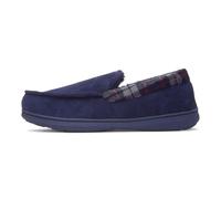 Jo & Joe St Andrews Mens Navy Moccasin Slipper - Size 10 UK - Blue