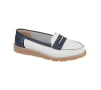 Jo & Joe Women’s Real Suede Leather Penny Loafer Comfortable Smart/Casual Flat Slip-on Boat Shoe in Sizes 4-8