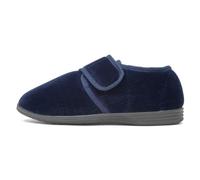 Jo & Joe Zak Mens Navy Wider Fitting Slipper - Size 9 UK - Blue