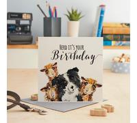 Jo Scott Herd It's Your Birthday Card - Jo Scott Art