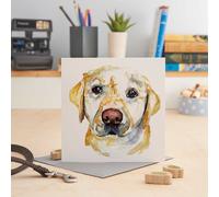 Jo Scott Yellow Lab Card - Jo Scott Art