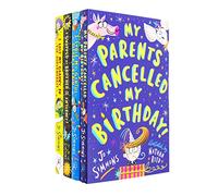 Jo Simmons Collection 4 book Set(I Swapped My Brother On The Internet, My Parents Cancelled My Birthday, I Stole My Genius Sister's Brain, I lost My Granny In the Supermarket