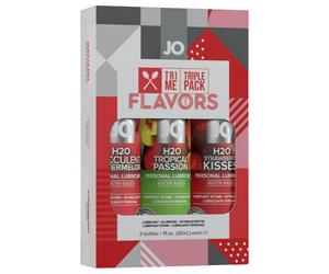 JO System Flavors - Assorted Flavored Lubricant Set (3x30ml)