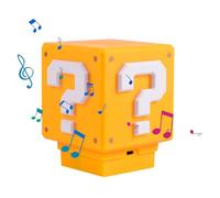 JOAASU 3D Icon Cube Light, USB Rechargeable Night Light, LED Question Mark Light, Touch Switch Control Lamp with Game Sound Effects, Bedside Lamp Decor Kids Lamp as Present for Boys Girls Fans