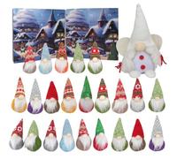 JOAASU Christmas Gnome Advent Calendar 2025, 24-Day Gonk Advent Calendar with 24 Plush Gnomes Hanging Ornaments, Christmas Gnome Countdown Calendar for Tree Home Party Decorations Gifts