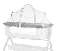 JOAASU Mosquito Net for Travel Cot, Foldable Baby Mosquito Net, Universal Fly Bug Insect Nets for Baby Cot, Portable Pop Up Crib Nets with Double Zipper for Crib/Bassinet, 55cm x 100cm