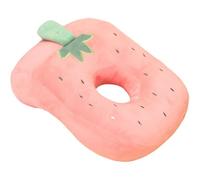 JOAASU Piercing Pillow, Ear Piercing Pillow, Cute Soft Pillows With Hole For Ear, Pink Donut Pillows, Soft NapPillow for Ladies, Girls, Kids, Classrooms, Offices, Libraries (Pink) (Strawberry)
