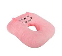 JOAASU Piercing Pillow, Ear Piercing Pillow, Cute Soft Pillows With Hole For Ear, Pink Donut Pillows, Soft NapPillow for Ladies, Girls, Kids, Classrooms, Offices, Libraries (Pink) (Cat)