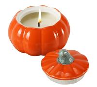 JOAASU Pumpkin Candles, Halloween Scented Candle, Natural Soy Wax Pumpkin Shaped Scented Candle, Ceramic Pumpkin, Pumpkin Shaped Scented Candles for Fall,Thanksgiving and Halloween Decor (1 PCS)